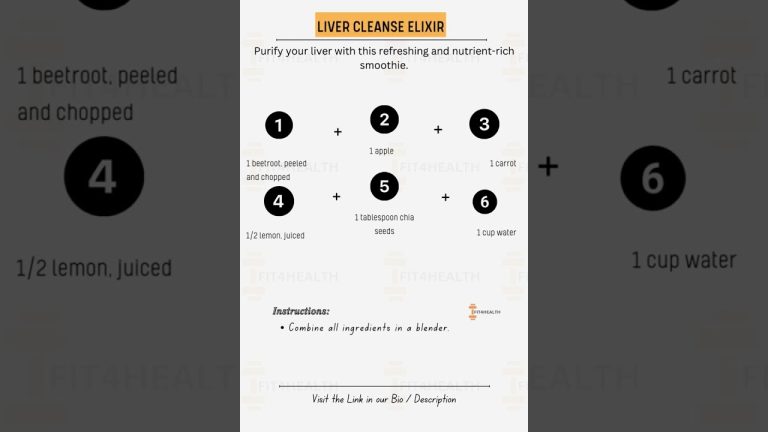 Purify your liver with this liver cleansing smoothie recipe | Smoothie for liver cleanse #shorts
