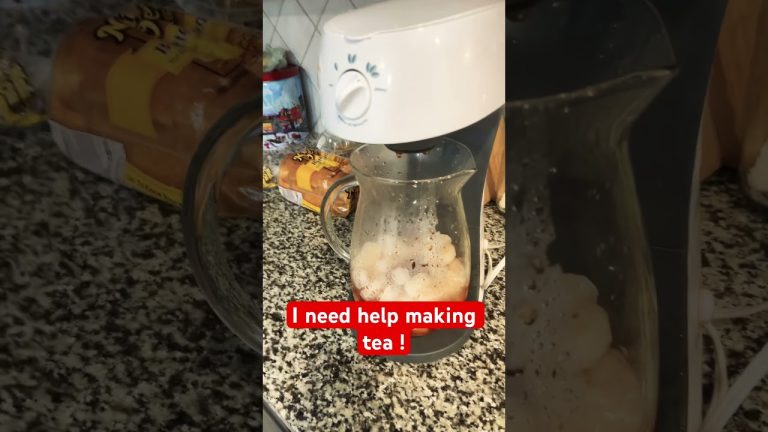 Making tea with a tea machine #htownsoap #teamaking #tea#drinks#love