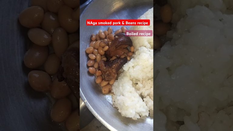 How to Make NAga smoked pork recipe @NoksenNortheastIndia #food #cooking #recipe #shorts #youtube
