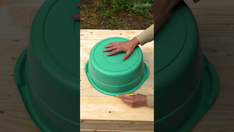 Funktionale DIY Outdoor-Küche mit Grill und Kühlschrank zum kleinen Preis!