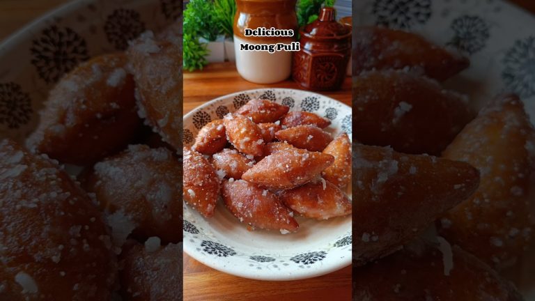 Soft, Sweet and delicious moong puli pitha recipe 😋🤤😍 Anyone Can Make This ❤️ #shorts #recipe