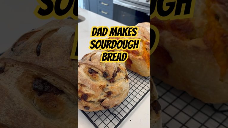 Dad Makes Sourdough Bread | Scoring and Baking Bread With Inclusions #sourdoughbread #bakingbread