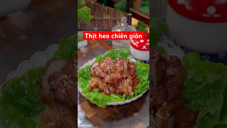 Thịt heo chiên ngoài giòn trong mềm  #nauan #amthuc #monngonmoingay