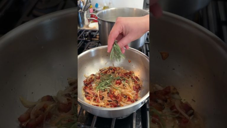 sage and guanciale pasta