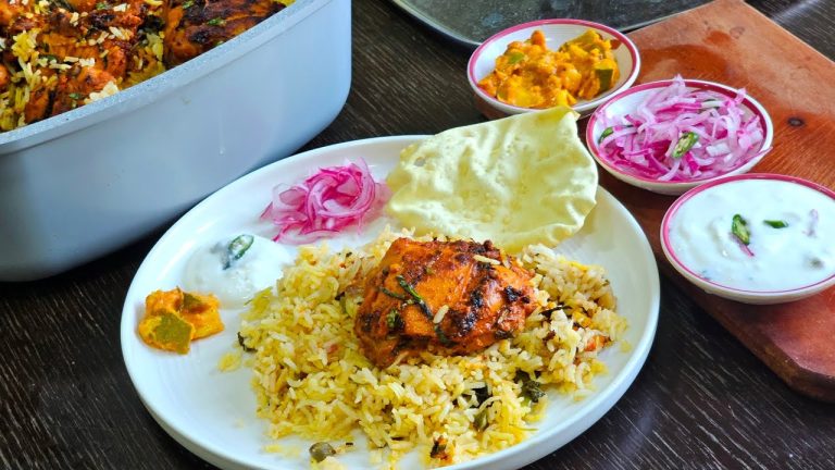 ഒരു variety ബിരിയാണി ആയാലോ ❓Chicken Tikka Biryani recipe in malayalam / Kerala Biriyani / Malabar