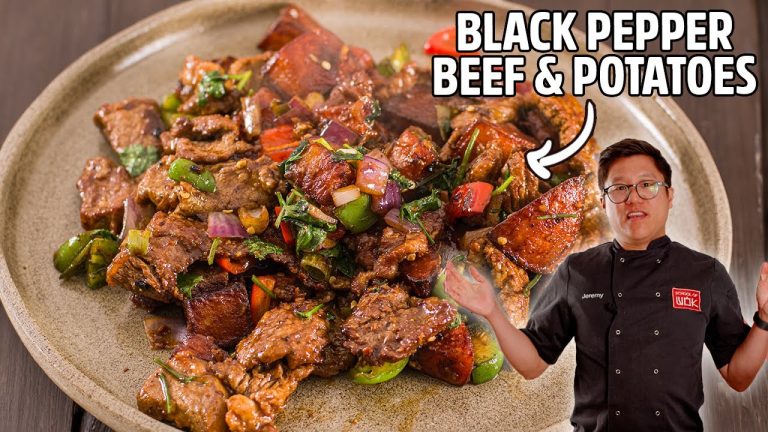 Hong Kong Black Pepper Beef & Potato Stir Fry!