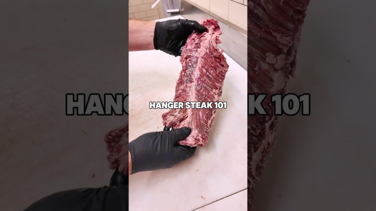 🧐 Hanger Steak 101 🥩 #steak #howto