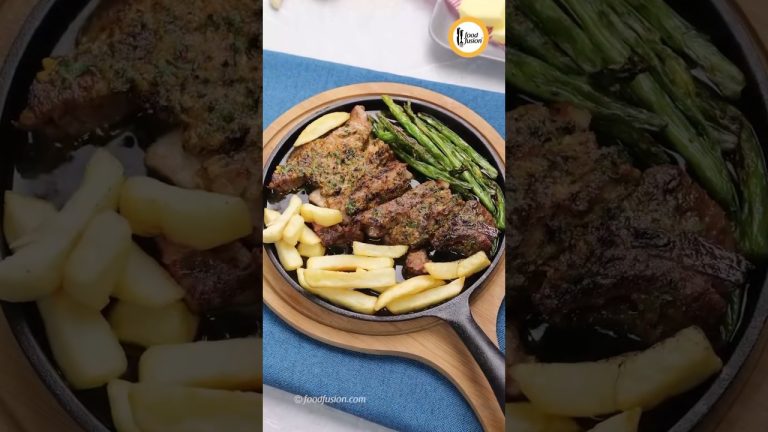 Steak with Compound Butter Recipe by Food Fusion