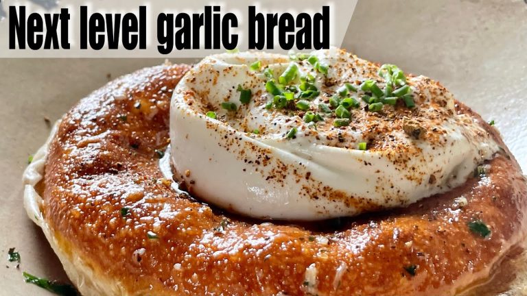 Crispiest Sourdough Langos Ever | Ultimate Garlic Bread Experience ASMR