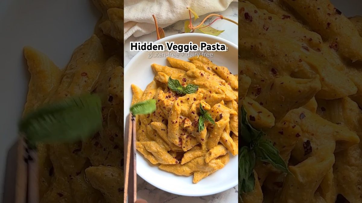 Even the pickiest of eaters would love this hidden veggie pasta sauce 😌 #pasta #shortsfeed #dinner