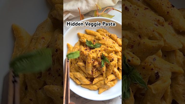 Even the pickiest of eaters would love this hidden veggie pasta sauce 😌 #pasta #shortsfeed #dinner