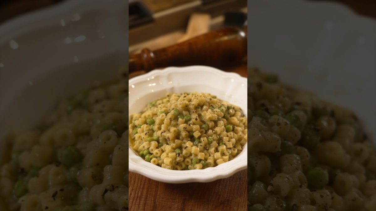 My Iconic Creamy Peas Pasta