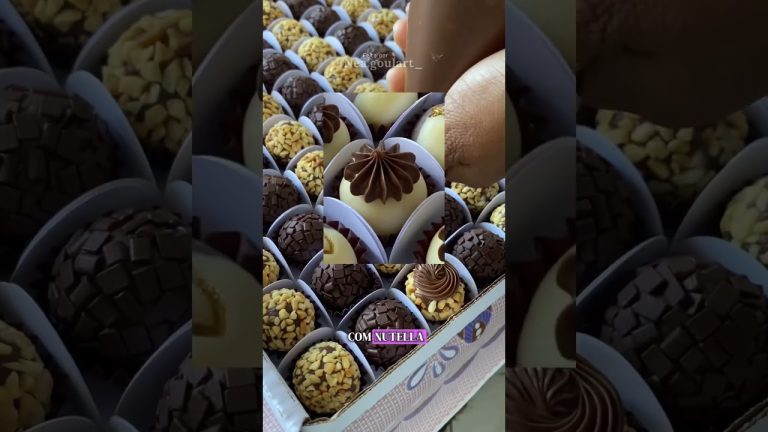 COMO USAR A NUTELLA PARA CONFEITAR OS BRIGADEIROS. #brigadeirogourmet #nutella #ninhocomnutella