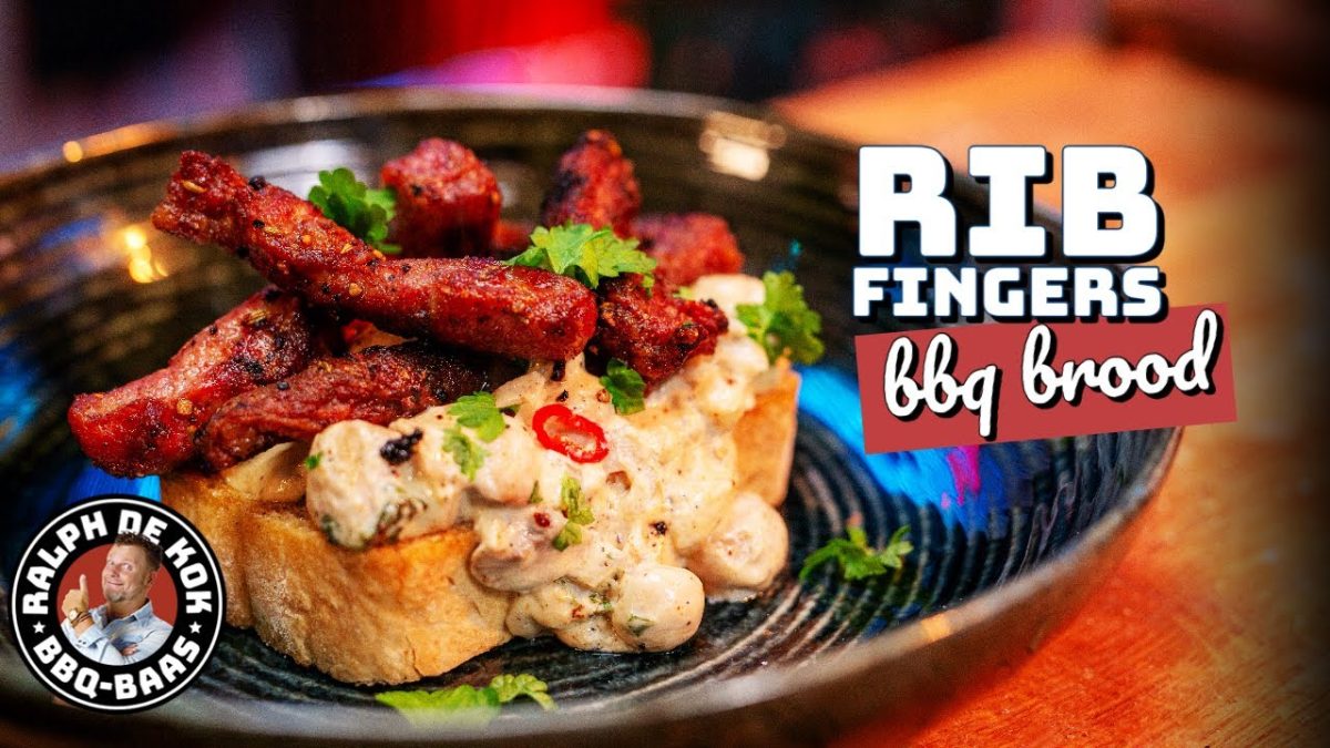 BROOD bakken met ribfingers op de BBQ!