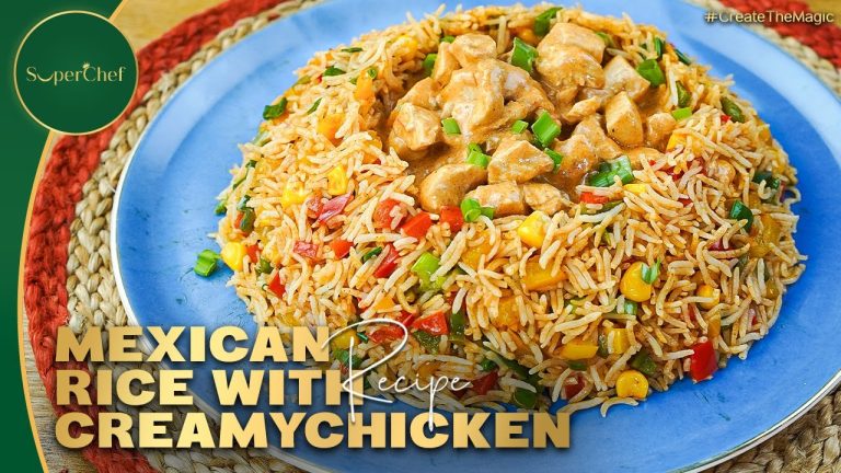 Easy Mexican Rice with Creamy Chicken Recipe – A Flavorful and Comforting Dish