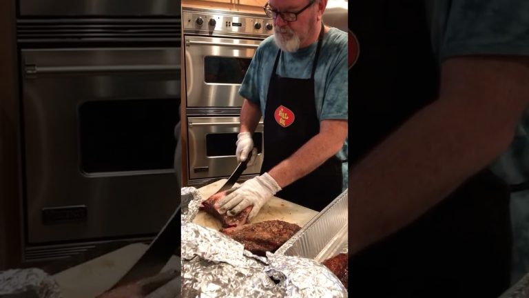 Homemade Sausages, Brisket, and Bison Ribs 🔥#barbecue