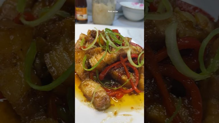 Sweet and spicy pork #cooking #budgetulam #food #budgeteats #recipe #easyrecipe