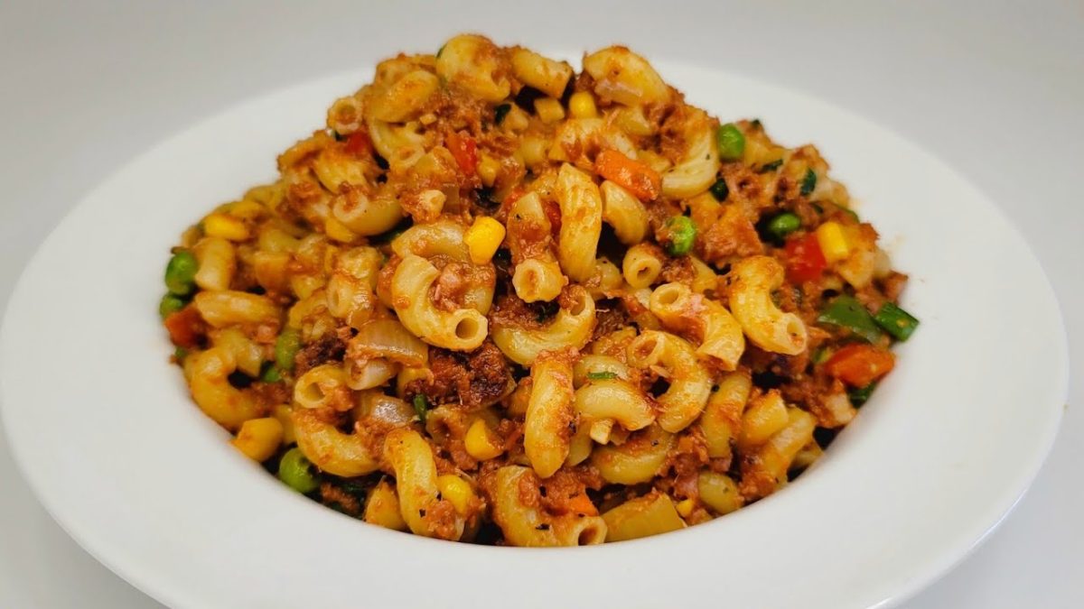 Macaroni & Corned Beef | recipe caribbean food