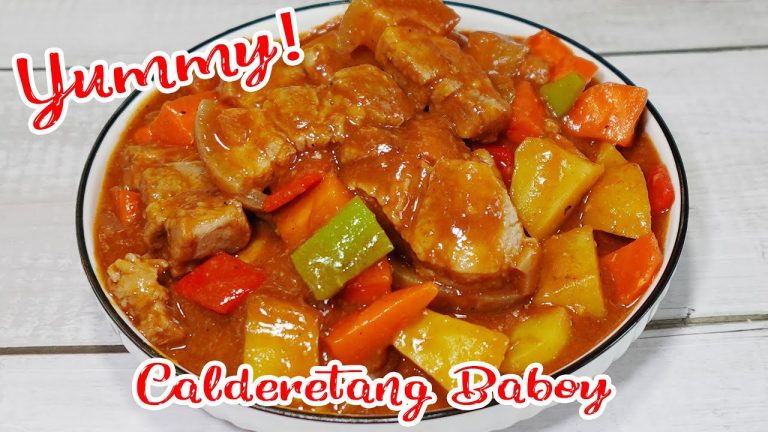 Calderetang Baboy | Pork Caldereta Recipe