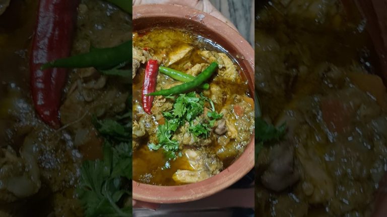 Green Chicken Recipe | Chatni Chicken 🐔 Hyderabadi Green Chicken | Hare Dhaniya ka Chicken #shorts