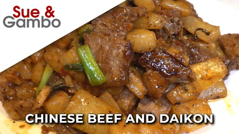 Chinese Beef and Daikon Recipe
