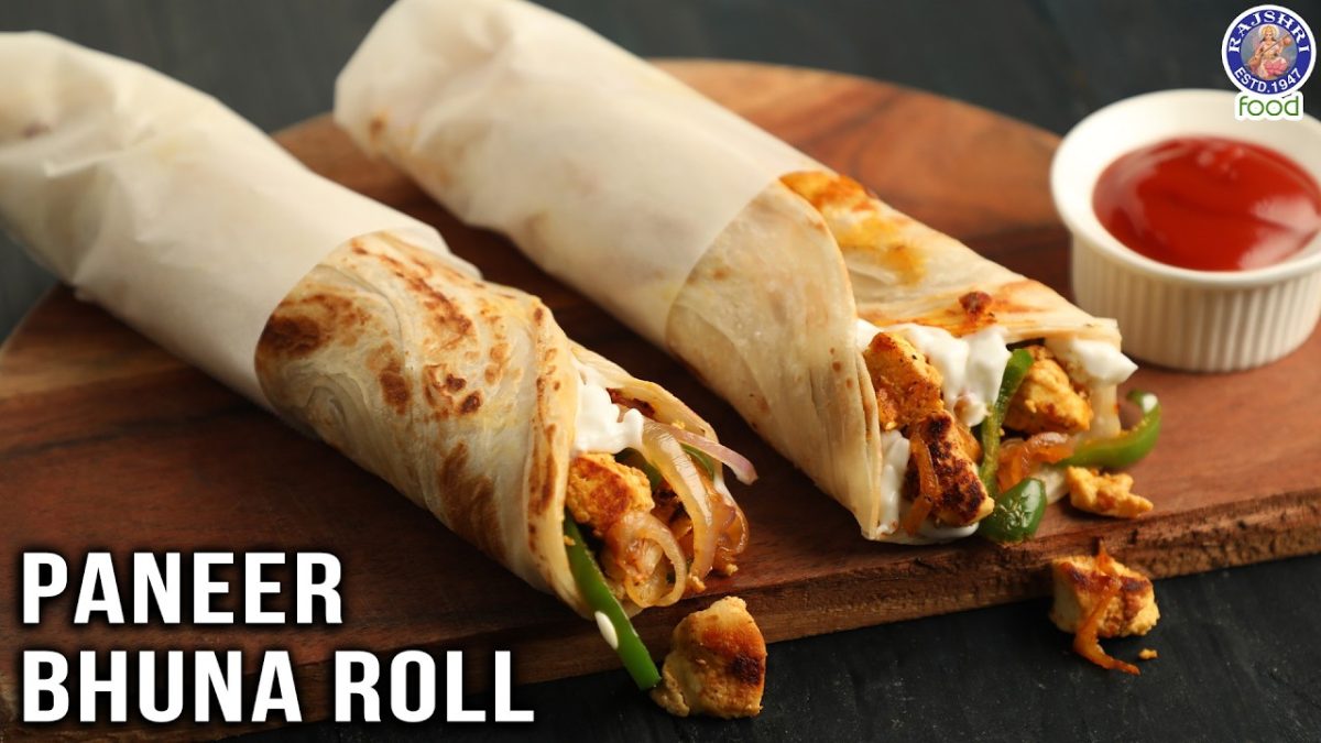 Easy High Protein Paneer Bhuna Roll | How To Make Paneer Bhuna Roll At Home | Chef Varun