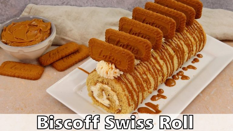 Biscoff Swiss Roll Recipe