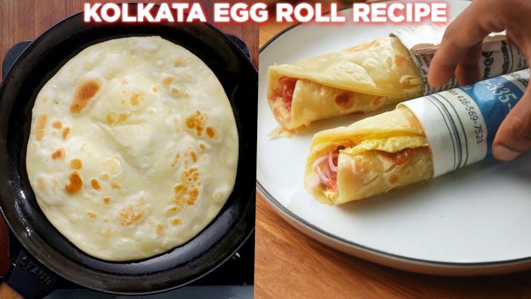 Kolkata Style Egg Roll Recipe