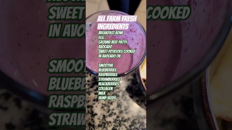 BREAKFAST RECIPE! #healyourgut #shortvideo #healthy #cooking #avocado #smoothie #recipe