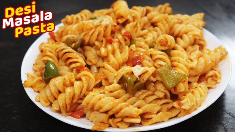 Indian Style Masala Pasta | Spicy Masala Macaroni Pasta | Quick and Easy Pasta Recipe