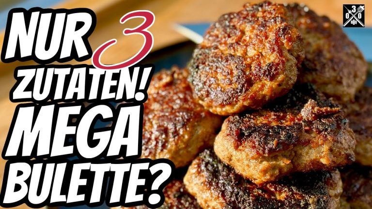 Nur 3 Zutaten für die MEGA Bulette – 030 BBQ