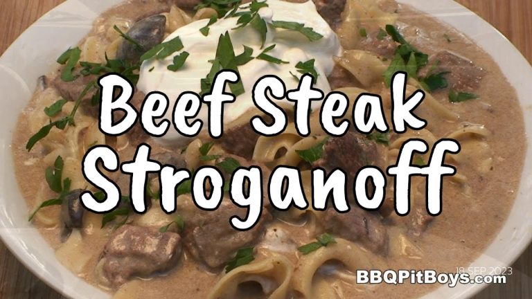 BBQ Beef Steak Stroganoff