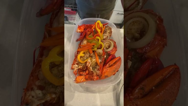 Fry escovitch lobster ￼#food #cooking #lasvegas #seafoodrecipes