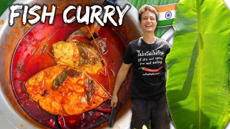 Indian Street Food 🇮🇳 !! Spicy Kerala Fish Curry Recipe! 🐟 🌶️ | Street Food at Home Ep. 2