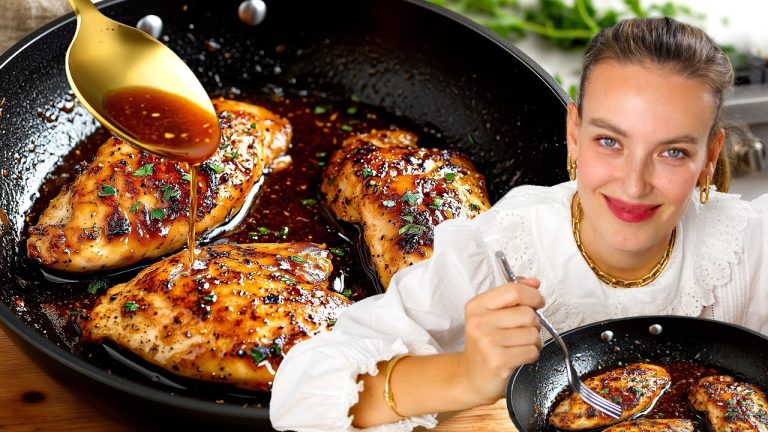 This Is the Tastiest, Juiciest, and Healthiest Chicken Breast I've Ever Eaten! Simple and delicious!