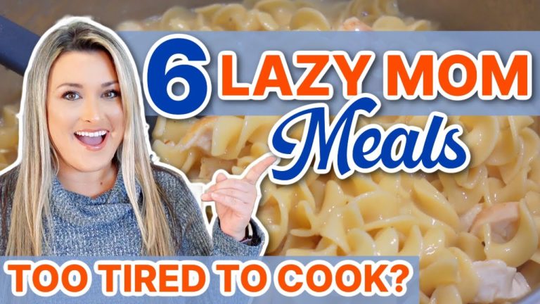 WHEN I DONT FEEL LIKE COOKING..THIS IS WHAT I MAKE!! | 6 Fast, Easy, and Affordable Meal Ideas