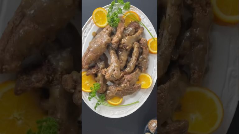 Fried Rib Recipe #shorts #fyp #ribs