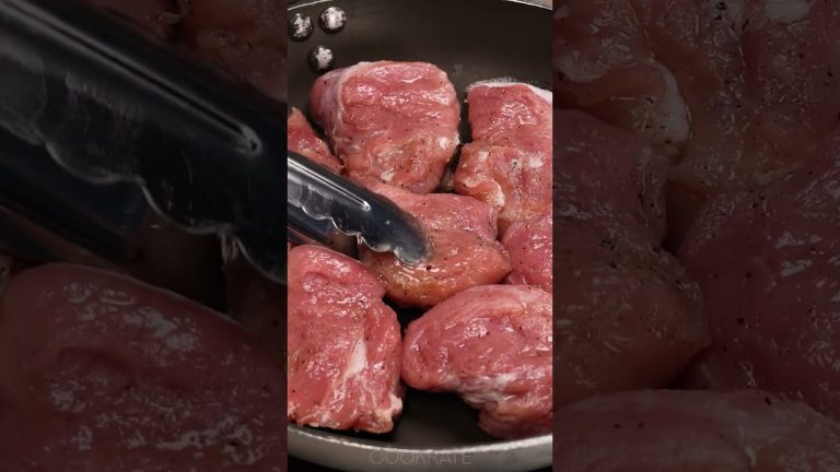 I finally found the perfect recipe for pork tenderloin! Creamy and tender