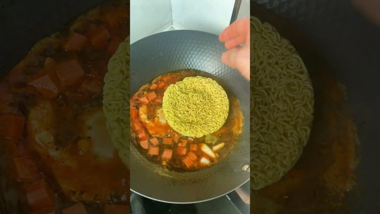 Immersion instant noodles, very delicious, let's learn#pork#food #recipe #cooking #pork #instant