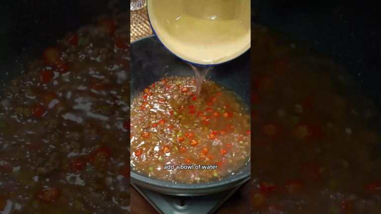 Minced meat tofu, fresh and delicious  #recipe #foodtutorial #easyrecipe #cooking