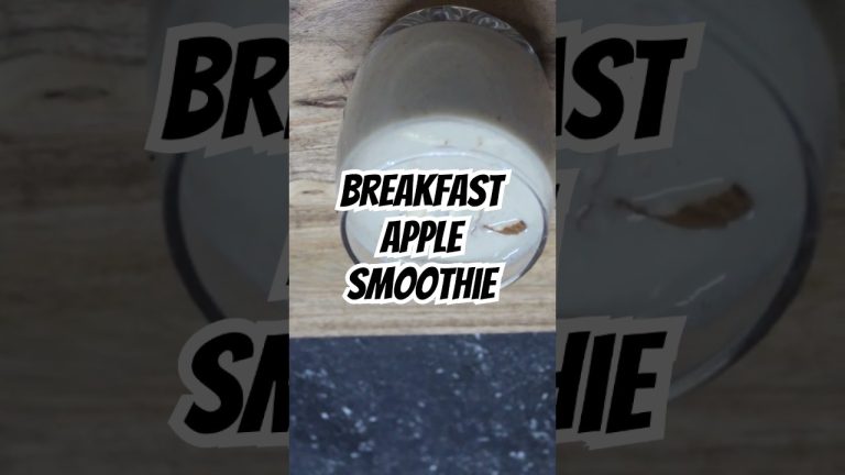 Quick & Delicious Apple Banana Smoothie Recipe!  #breakfastsmoothie #ditefood