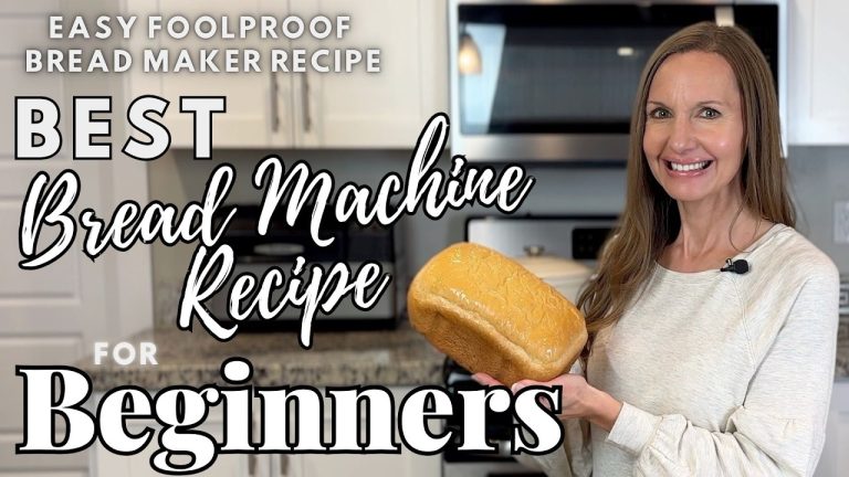 Best Beginner Bread Machine Recipe – Easy Foolproof Homemade Bread Bread Maker Machine for Beginners