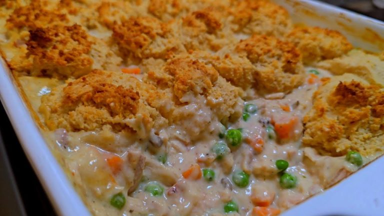 The EASY Chicken Casserole Recipe that comes together QUICK! Chicken Pot Pie Recipe