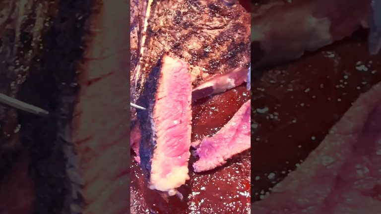 Perfectly grilled T-Bone steak #steak #cooking #food