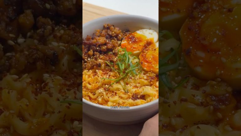 The BEST Instant Ramen 🍜 #shorts