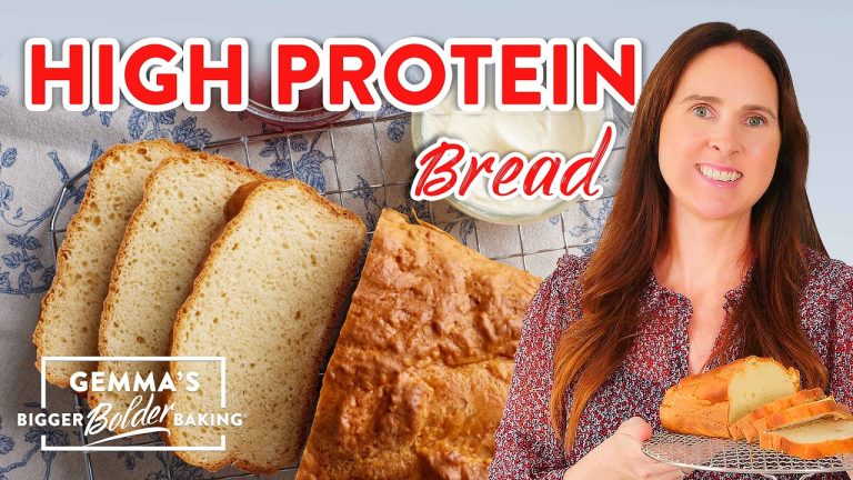 High Protein Bread Recipe 🍞 (No Yeast & Only 6 Ingredients!)
