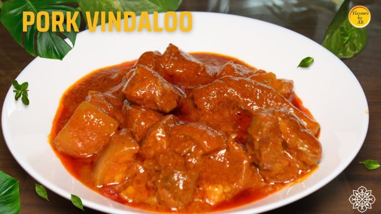 Quick Pork Vindaloo Recipe  | How To Make Pork Vindaloo