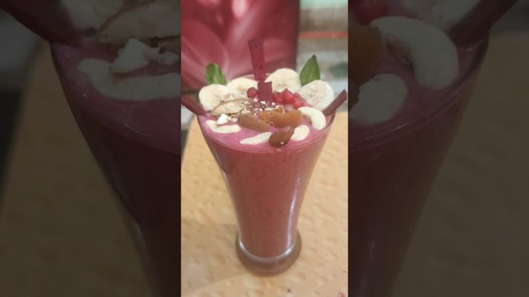 Broccoli beetroot banana pomegranate smoothie recipe #drinks #smoothies #smoothierecipes #delicious