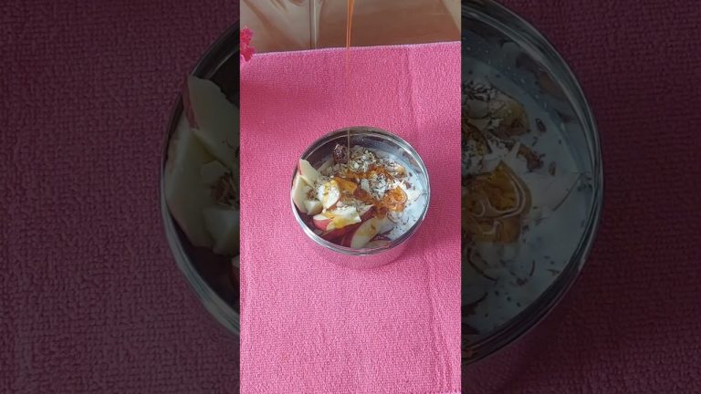 Pack breakfast with me #shorts #shortsfeed #shortvideo #weightloss  #oats #chiaseeds #breakfast
