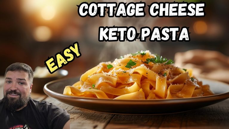Cottage Cheese Keto Noodles | Easy to make Keto Pasta Recipe